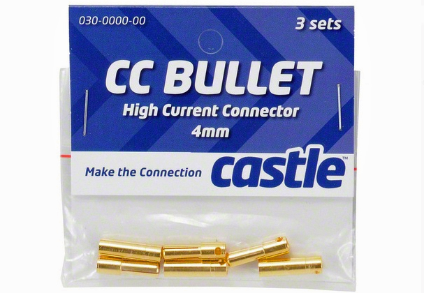 CASTLE 4mm Bullet Connectors